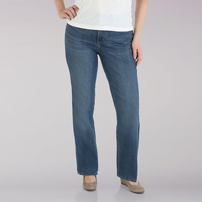 lee riders women's slender stretch straight jean