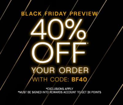 40 percent off black friday preview shop now