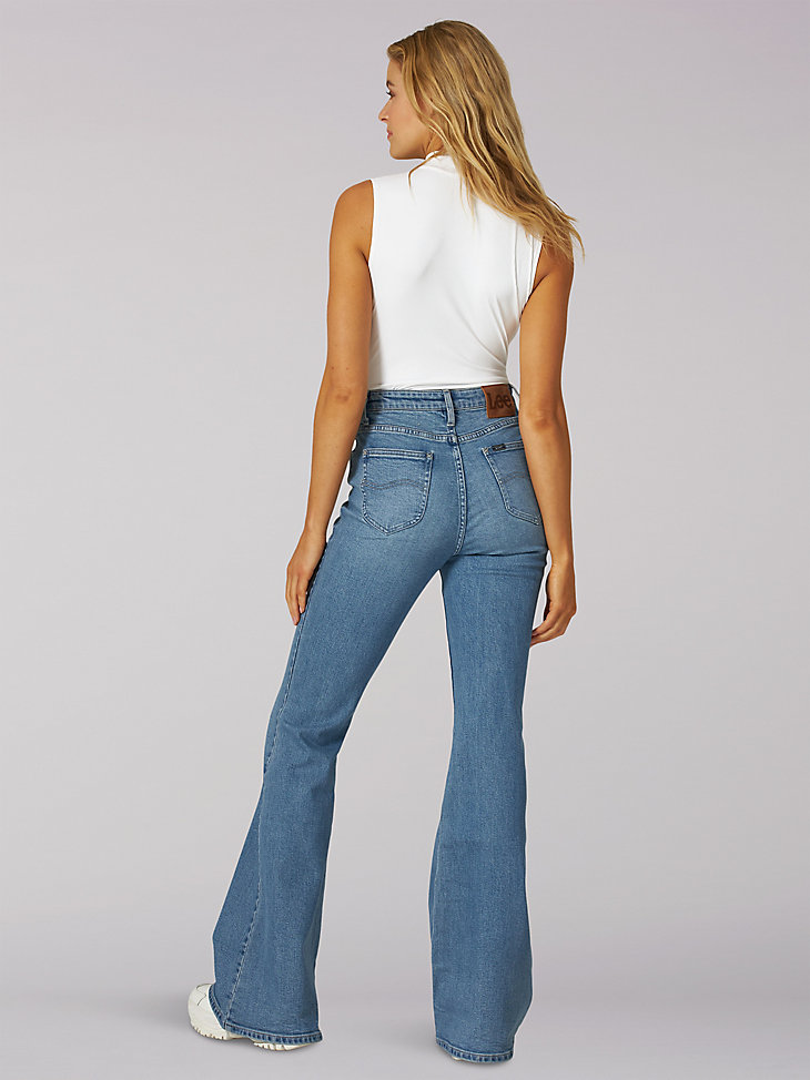 Women's Heritage High Rise Slim Fit Flare Jean in Southend alternative view 3