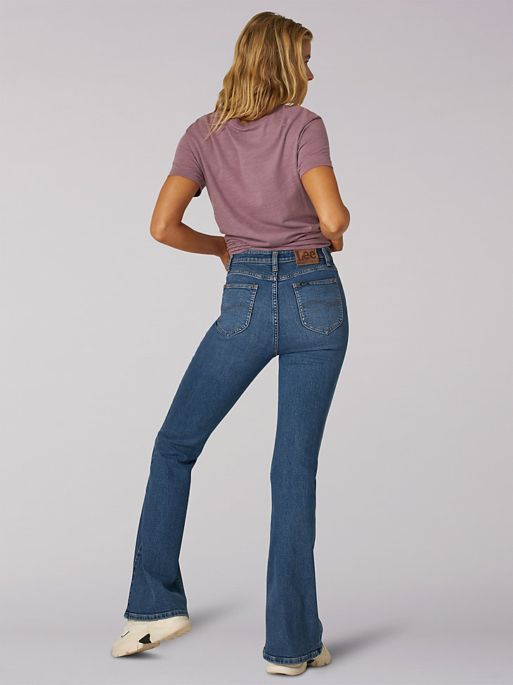 Women's Heritage High Rise Slim Fit Flare Jean in Clear Cut alternative view