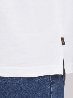 Men's Solid Performance Polo Shirt in White alternative view 3