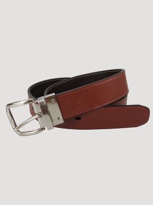 Men's Reversible Patent Leather Belt Strap