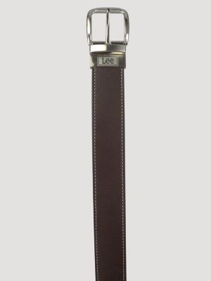 Men\'s Reversible Stitched Leather Belt | Men\'s Accessories | Lee®