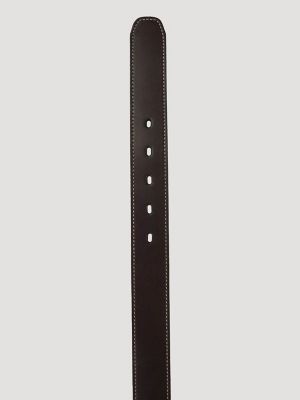 Men's Reversible Stitched Leather Belt