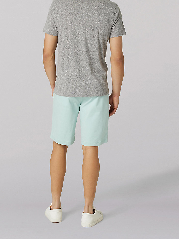 Men's Extreme Comfort Flat Front Short in Sea Green alternative view