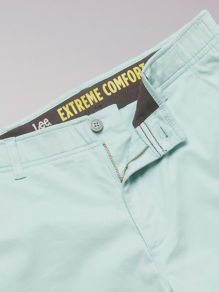 Men's Extreme Comfort Flat Front Short in Sea Green alternative view 4