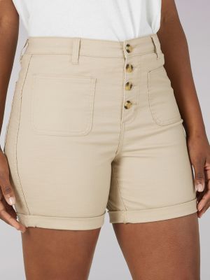 Women's Legendary High Rised Relaxed Fit Patch Short