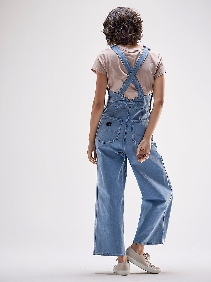 Women's Vintage Modern Relaxed Fit 1940s Factory Overall in Daydream alternative view 2