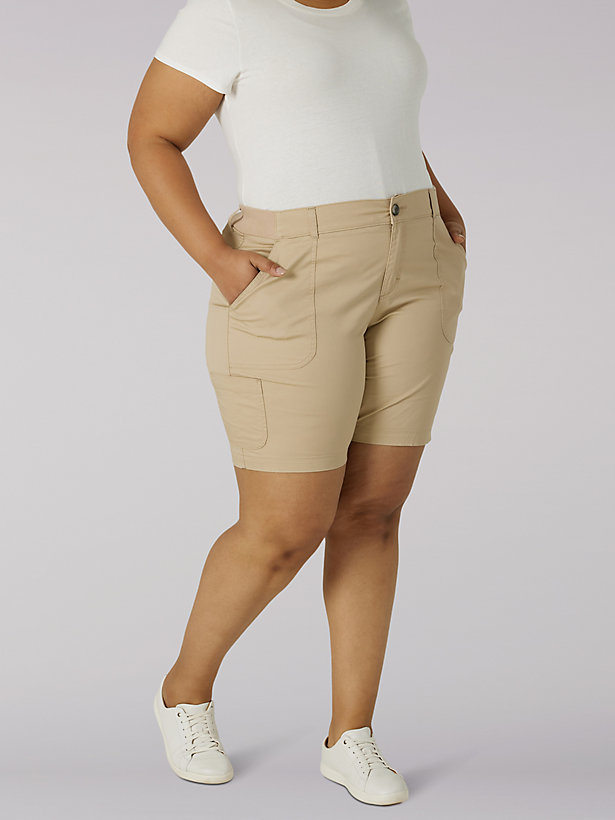 Women’s Flex-to-Go Relaxed Fit Cargo Bermuda (Plus)