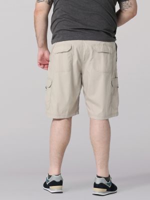 Men's Extreme Motion Crossroad Short (Big & Tall) in Stone