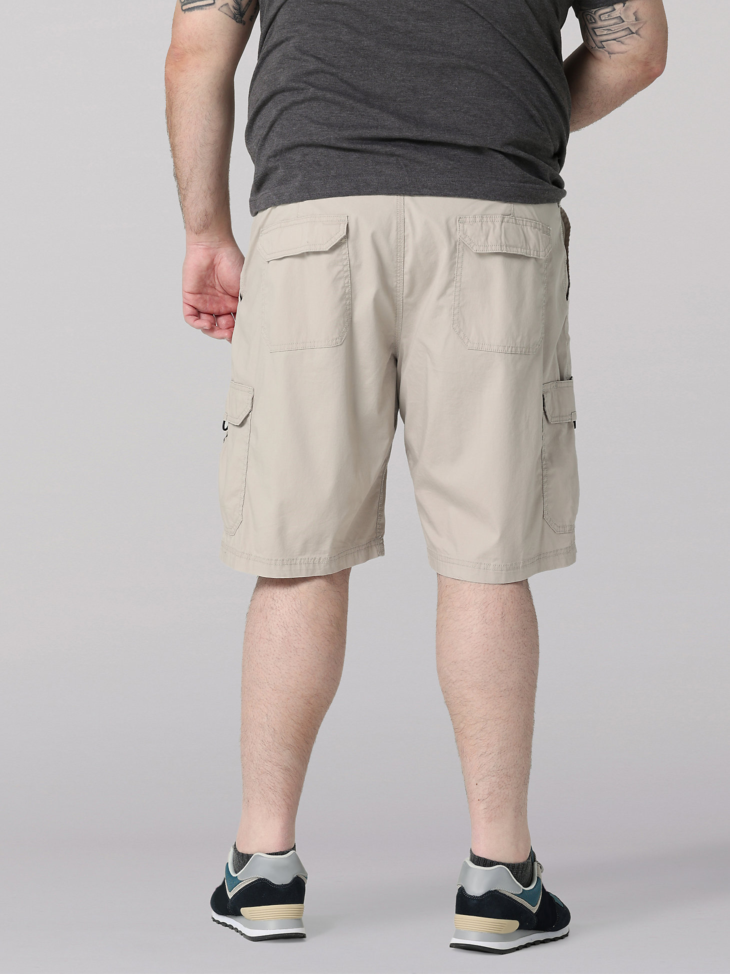 Men's Extreme Motion Crossroad Short (Big & Tall) in Stone alternative view 1