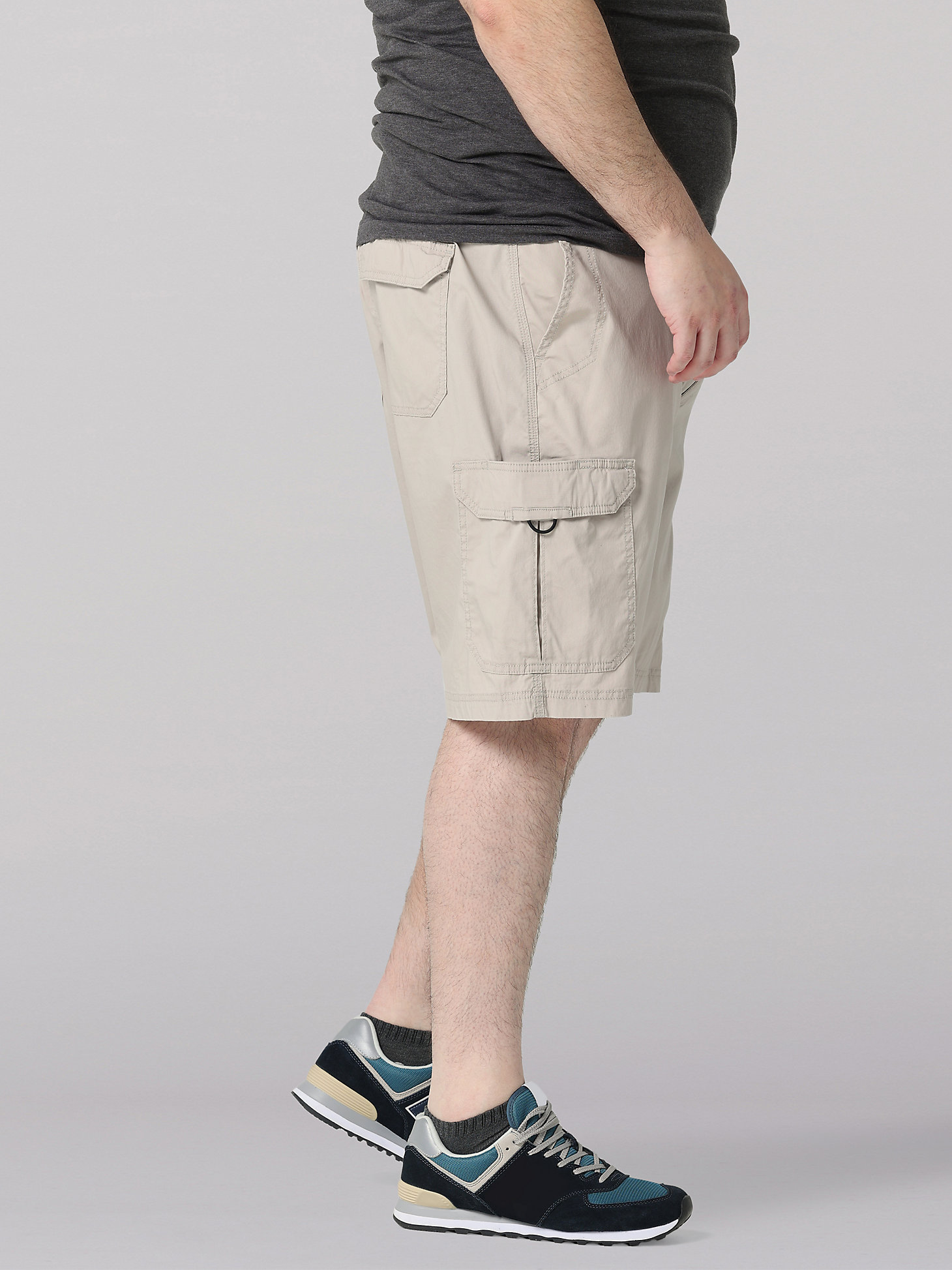 Men's Extreme Motion Crossroad Short (Big & Tall) in Stone alternative view 2