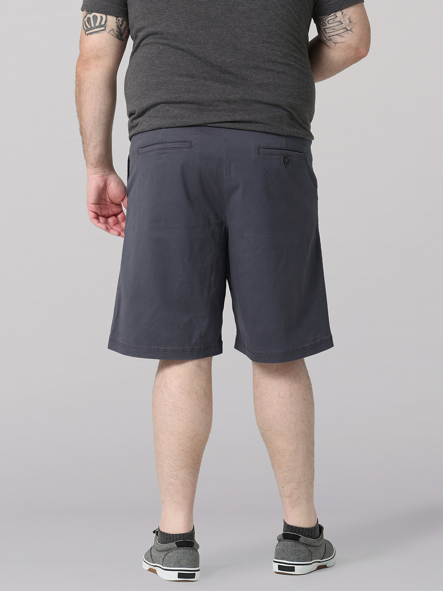 Men's Extreme Comfort MVP Flat Front Short in Charcoal alternative view 1