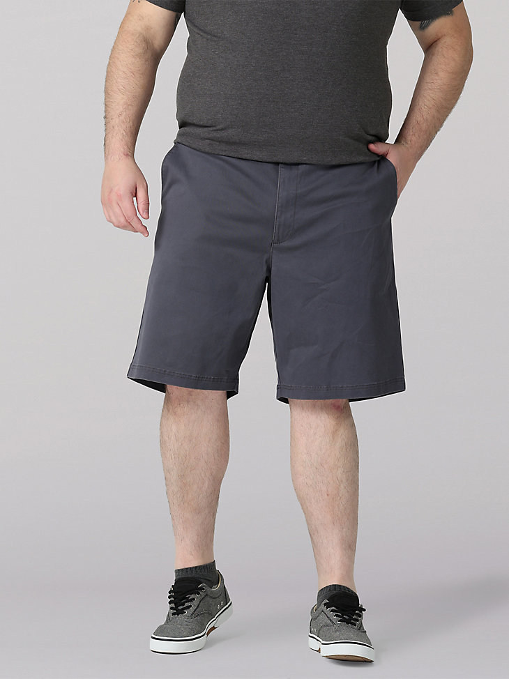 Men's Extreme Comfort MVP Flat Front Short in Charcoal main view