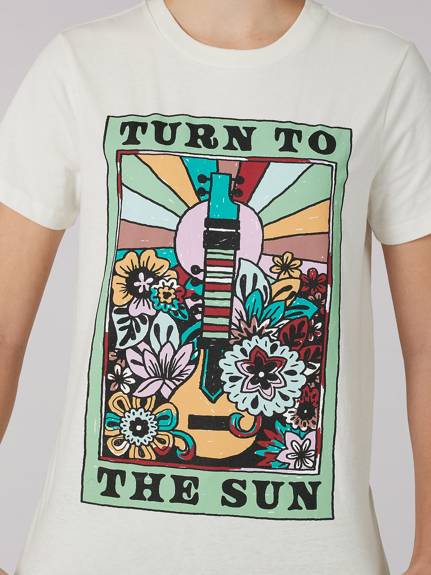 Women's Turn to The Sun Graphic Tee in Tofu alternative view 2