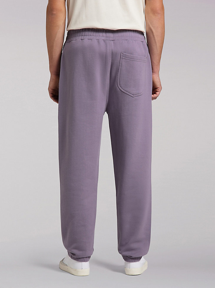 Men's Lee European Collection Pull On Jogger in Washed Purple alternative view 3