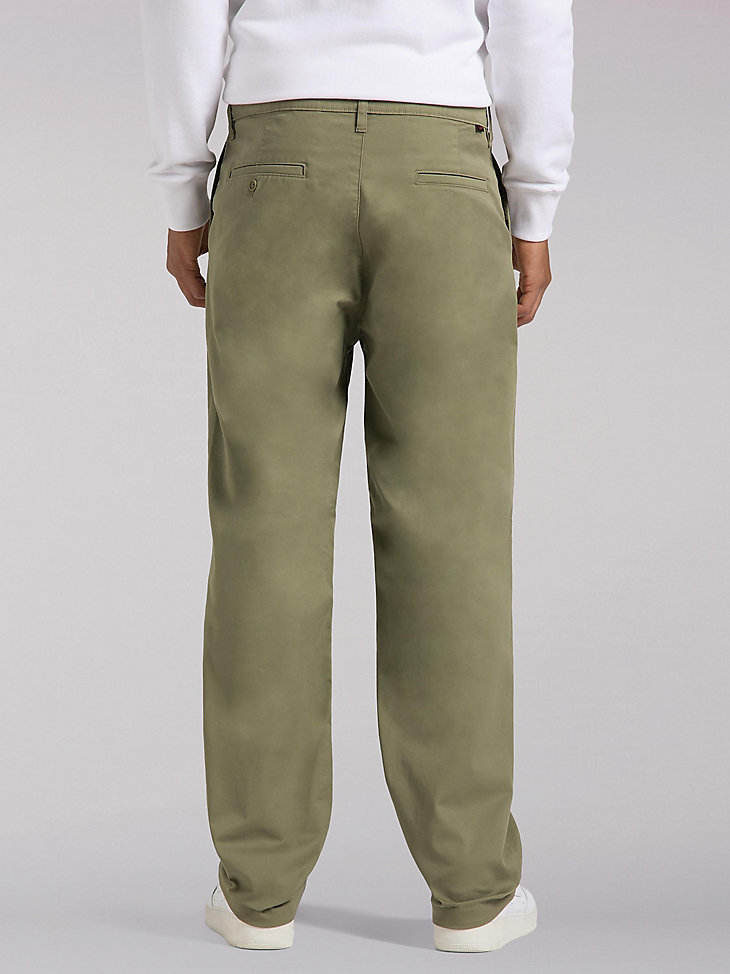 Men's European Collection Chetopa Relaxed Fit Chino in Olive Green alternative view 2