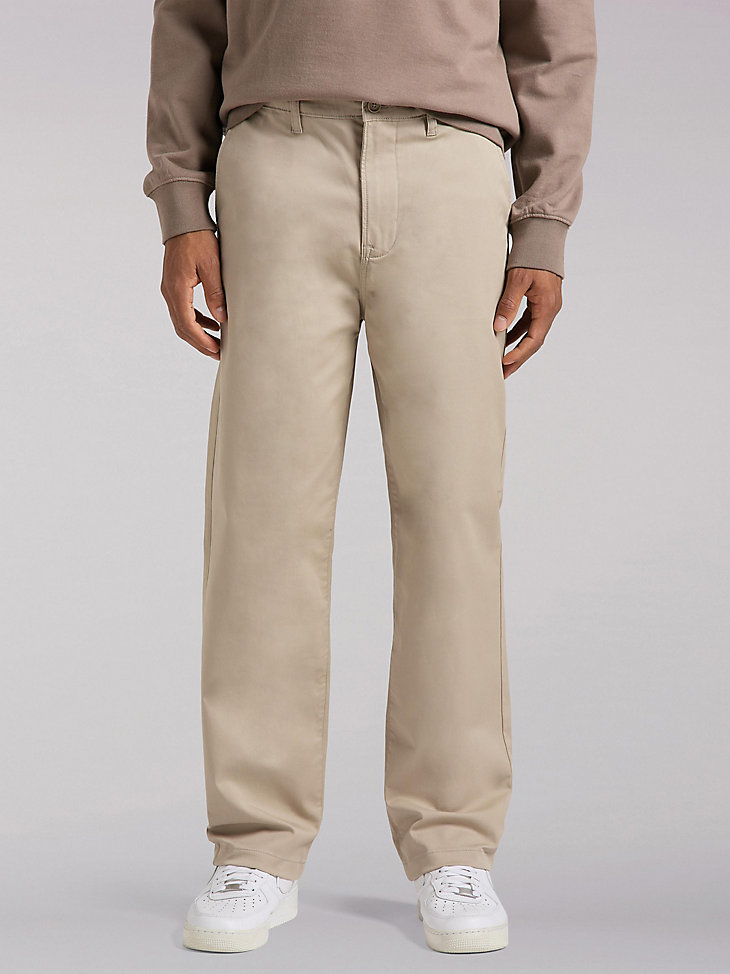 Men's European Collection Chetopa Relaxed Fit Chino in Stone alternative view