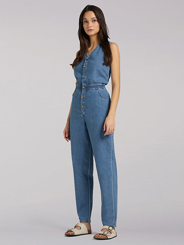 Women's Lee European Collection Straight Fit Elastic Overall