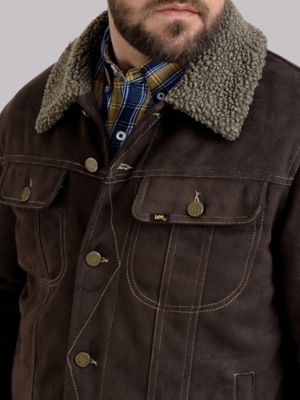 sherpa lined ranch coat