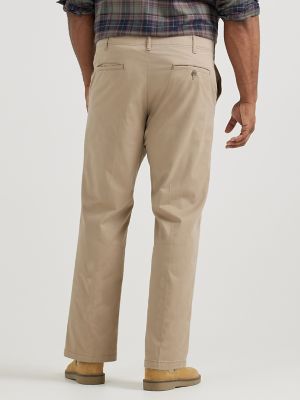 Tall Khaki Basic Flare Leg Pants, Tall