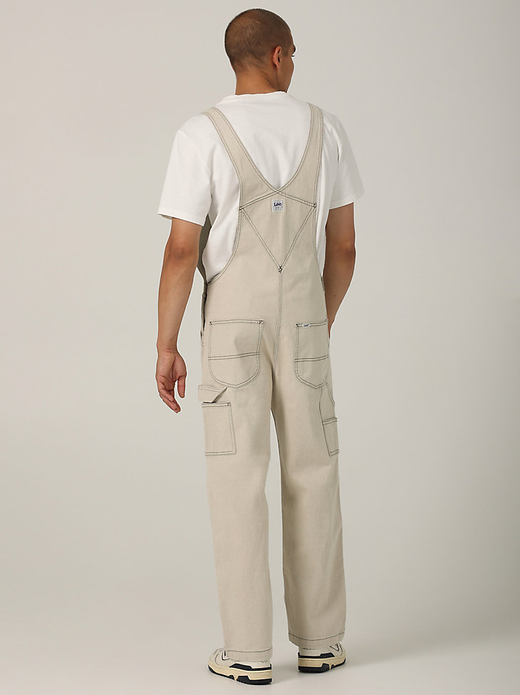 Men's Heritage Relaxed Fit Bib Overall in Rinse alternative view