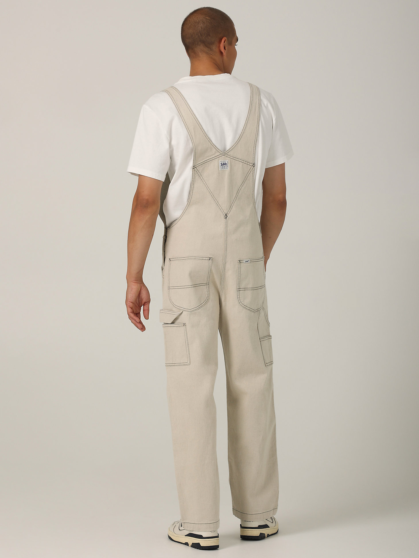 Men's Heritage Relaxed Fit Bib Overall in Rinse alternative view 1