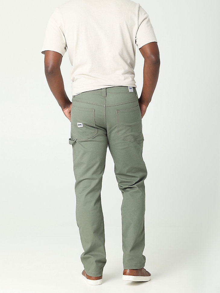 Men's Workwear Relaxed Fit Cargo Pant in Muted Olive alternative view