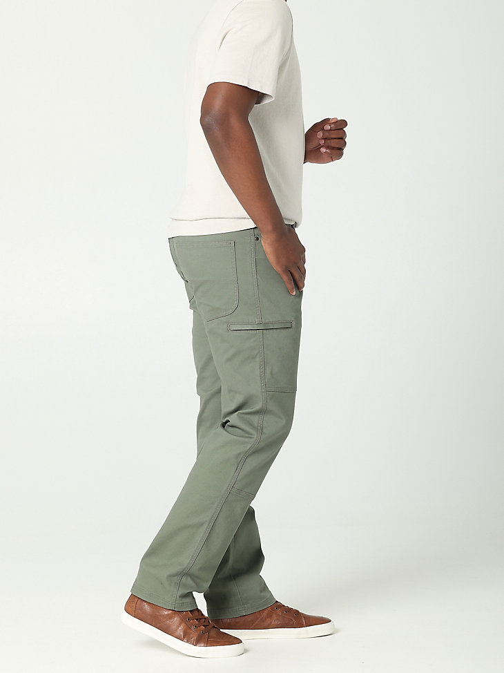 Men's Workwear Relaxed Fit Cargo Pant in Muted Olive alternative view 2