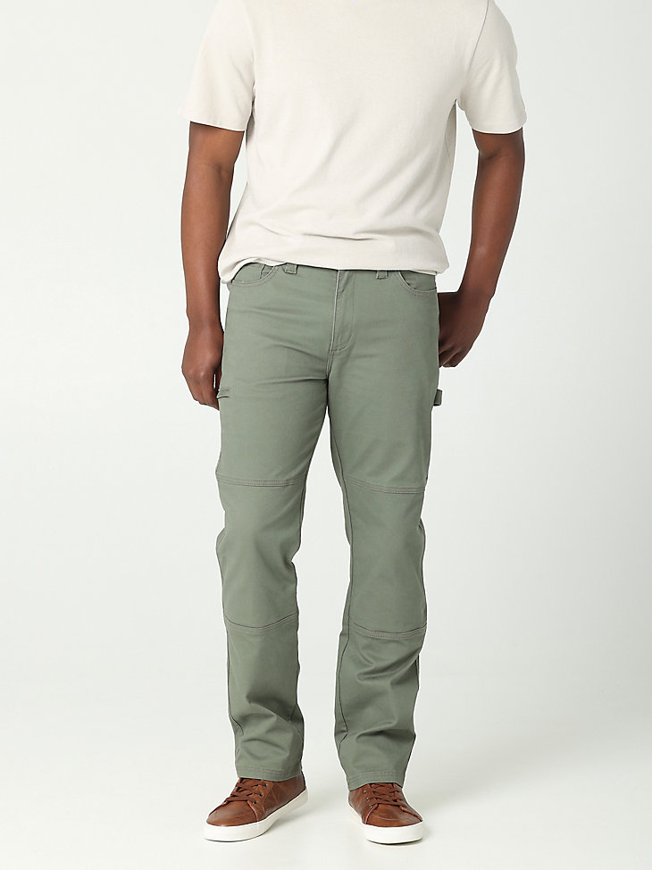 Men's Workwear Relaxed Fit Cargo Pant in Muted Olive main view