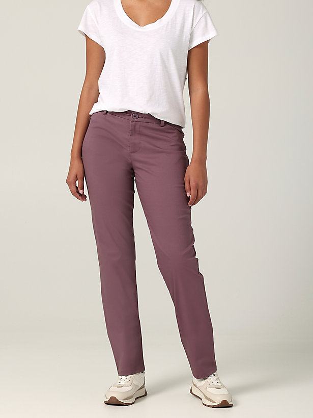 Women's Wrinkle Free Relaxed Fit Straight Leg Pant in Renaissance
