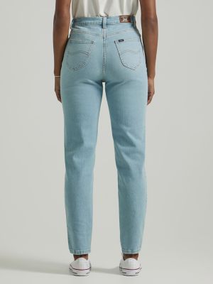 Lee Elasticated Mom Jeans, Ore Sbiancate, 25/31 Donna : : Moda
