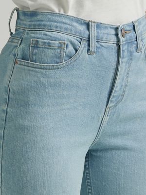 Women's Ultra High-Rise Light Wash Mom Jeans, Women's Clearance