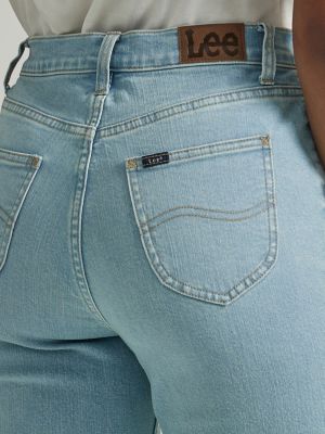 Lee Elasticated Mom Jeans, Ore Sbiancate, 25/31 Donna : : Moda