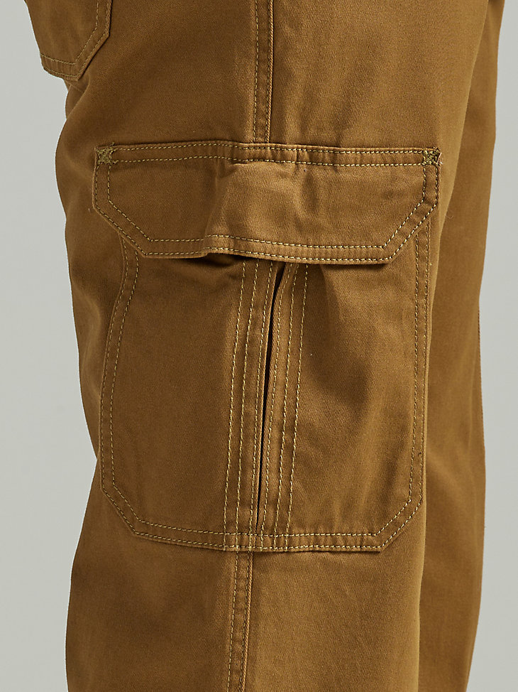 Men's Extreme Motion Cargo Twill Pant in Tumbleweed alternative view 4