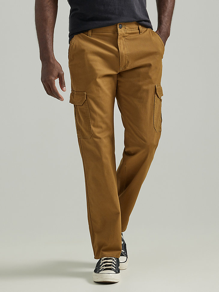 Men's Extreme Comfort Cargo Twill Pant in Tumbleweed main view