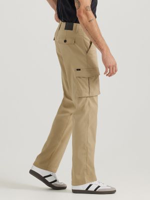 Men's Extreme Motion Synthetic Cargo Straight Fit Pant in Kansas Khaki