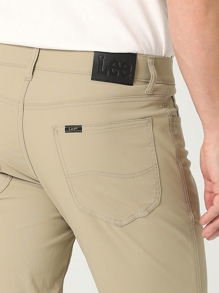Men's Extreme Motion Slim Fit Synthetic Pant in Kansas Khaki alternative view 4