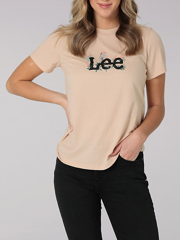 Women's Lee Floral Logo Tee