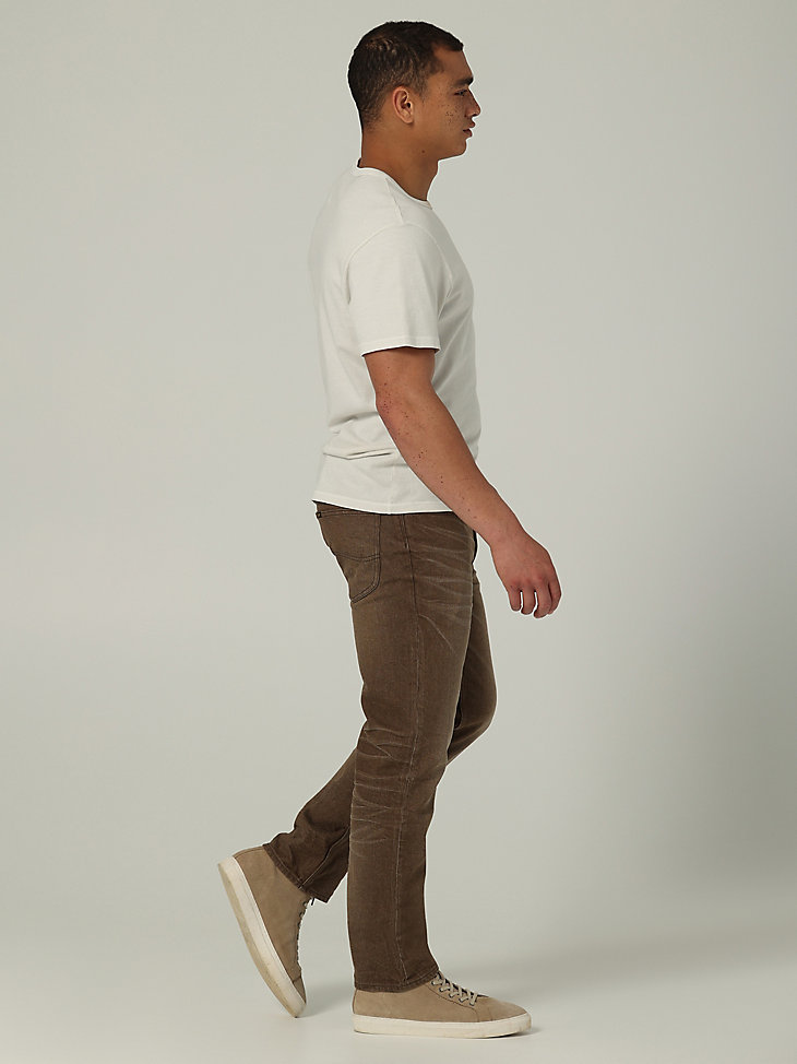 Men's Heritage Regular Straight Jean in Brown alternative view 2