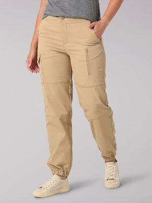 Women's High Waist Cargo Jogger Pants With Utility Pockets