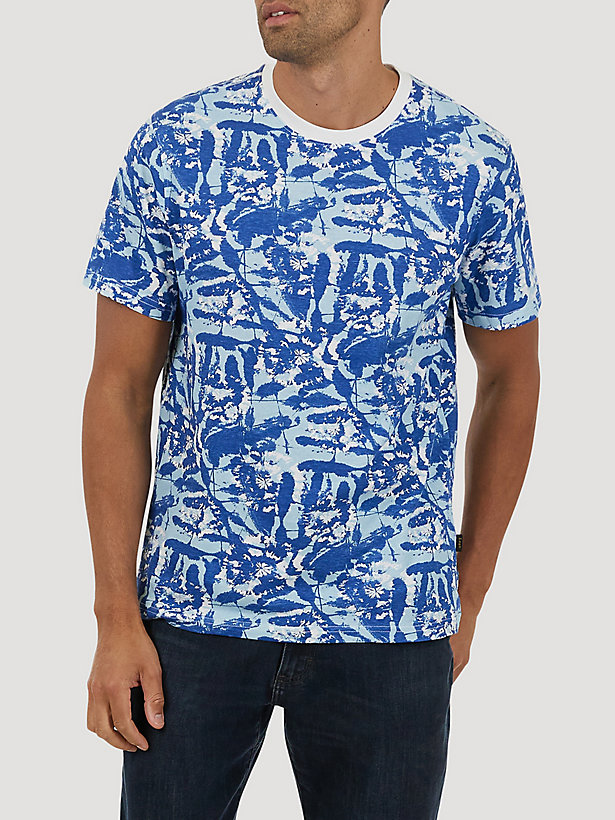 Men's Slub Textured Two-Pocket Woven Shirt