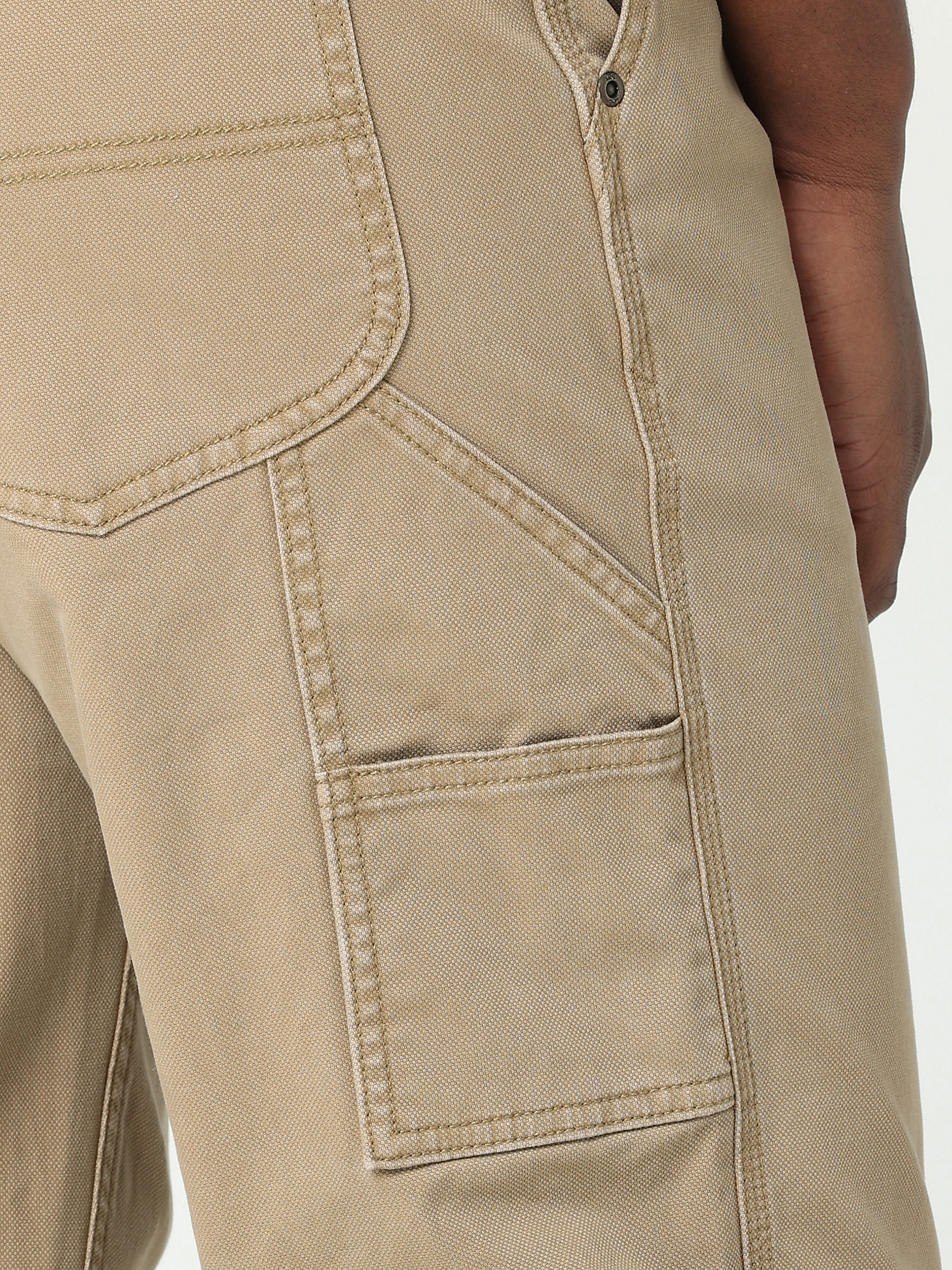 Men's Loose Fit Workwear Carpenter Jean in Dark Khaki alternative view 6