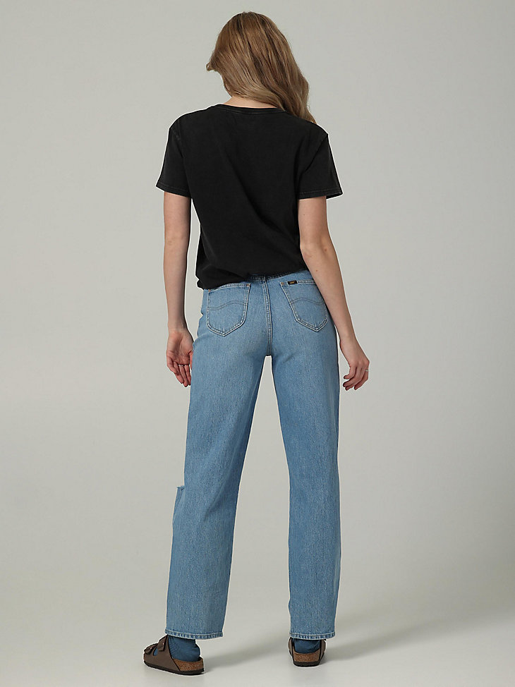 Women’s Lee European Collection High Rise Crop Wide Leg Jean in Dealer's Choice alternative view