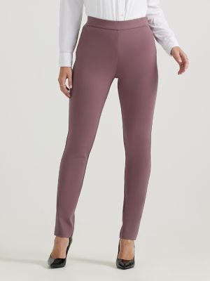Women's High-rise Regular Fit Tapered Ankle Knit Pants - A New Day