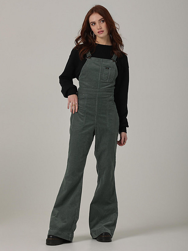 Women's Lee European Collection Factory Flare Corduroy Overall