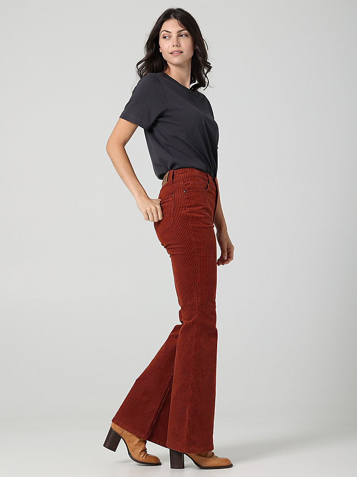 Women's Vintage Modern High Rise Flare Jean  in Sweet Maple alternative view 2