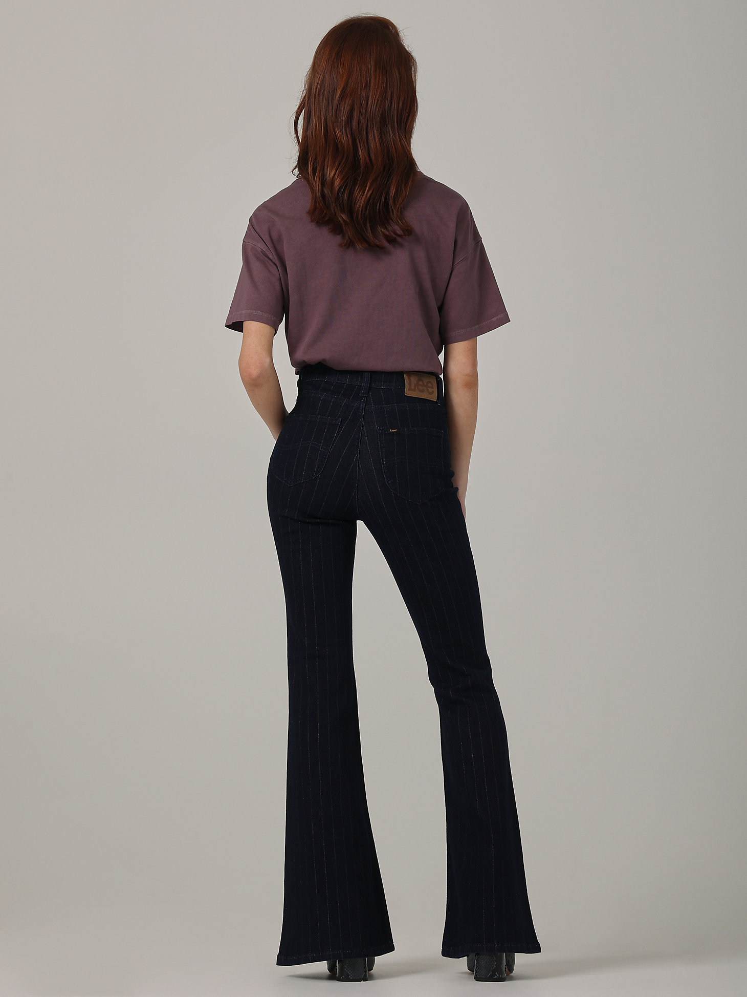 Women's Vintage Modern High Rise Flare Jean  in Rinse alternative view 1