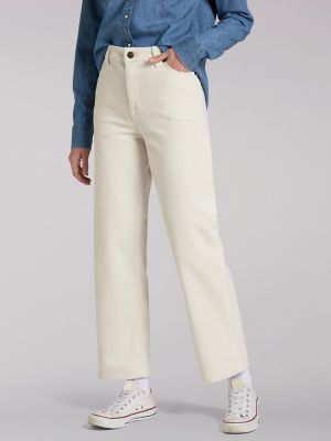 WOMEN’S LEE EUROPEAN COLLECTION HIGH RISE CROP WIDE LEG JEAN