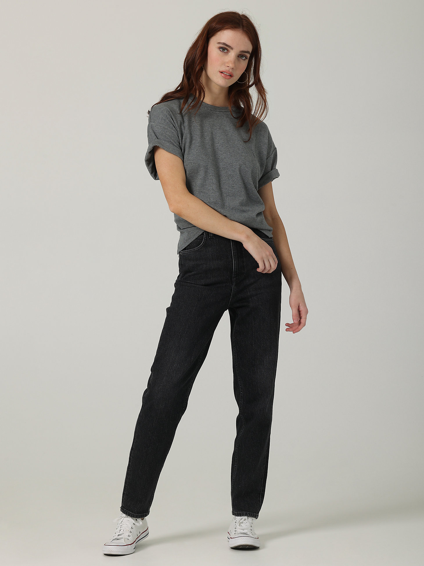 Women's Lee European Collection Stella High Rise Tapered Jean main view